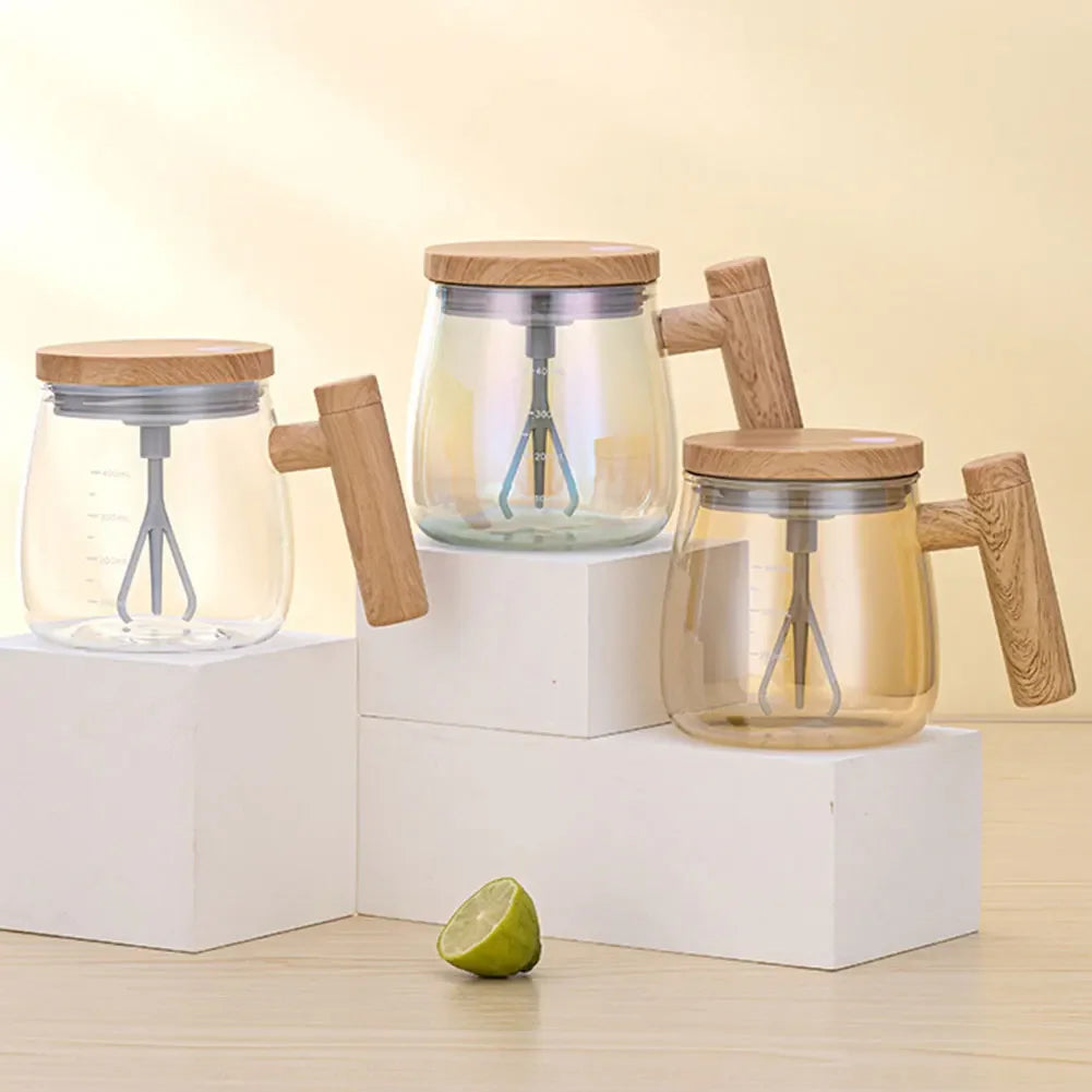Automatic Self-Stirring Mug, Coffee and Milk Mixing Cup, Magnetic Stirring, Stainless Steel Electric Blender, 400ml