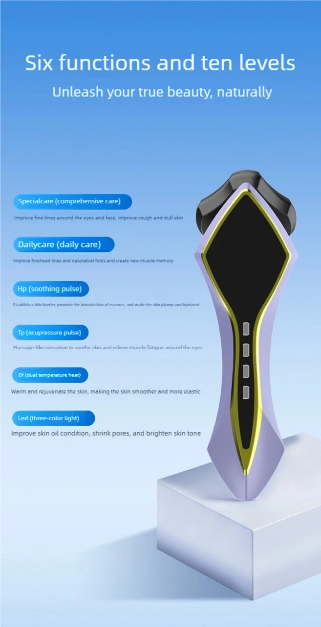 3D Gold RF Face Lifting Device