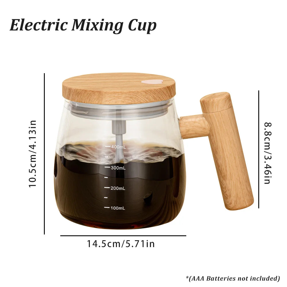 Automatic Self-Stirring Mug, Coffee and Milk Mixing Cup, Magnetic Stirring, Stainless Steel Electric Blender, 400ml