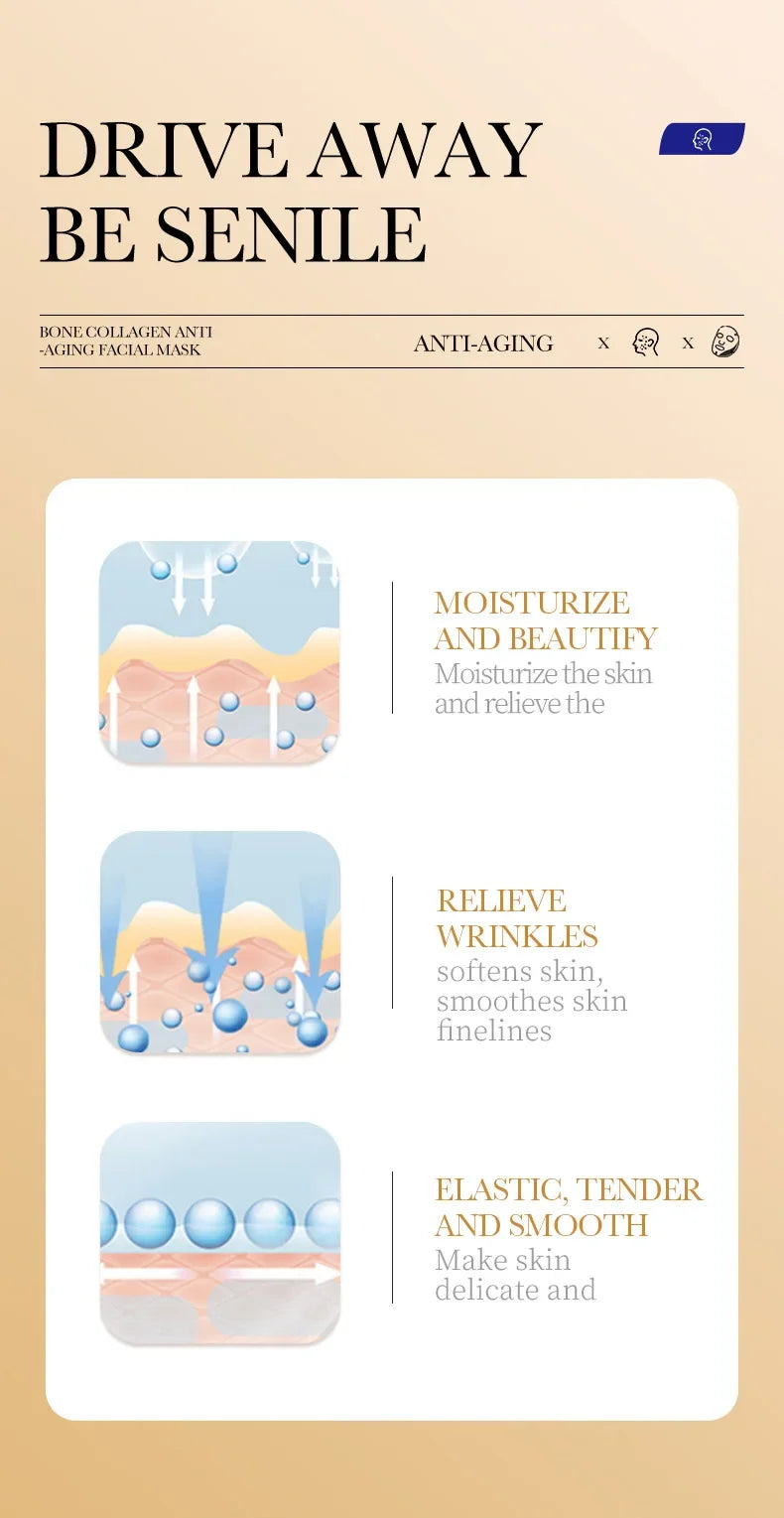 Snail Collagen Sheet Masks – Pack of 20