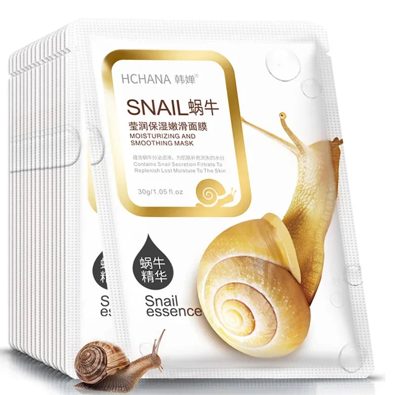 Snail Collagen Sheet Masks – Pack of 20
