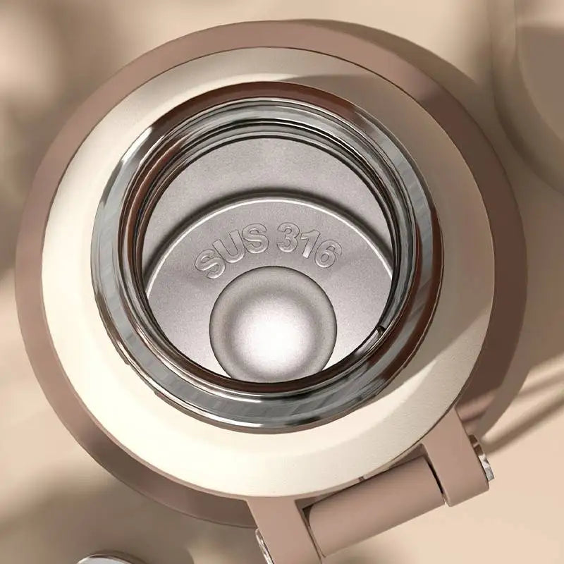 600ml Stainless Steel Coffee Cup Travel Thermal Mug Leak-Proof Thermos