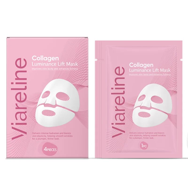 Korean Sheet Mask Collagen Overnight Facial Mask Moisturizing Grape Seed Oil Nourishing