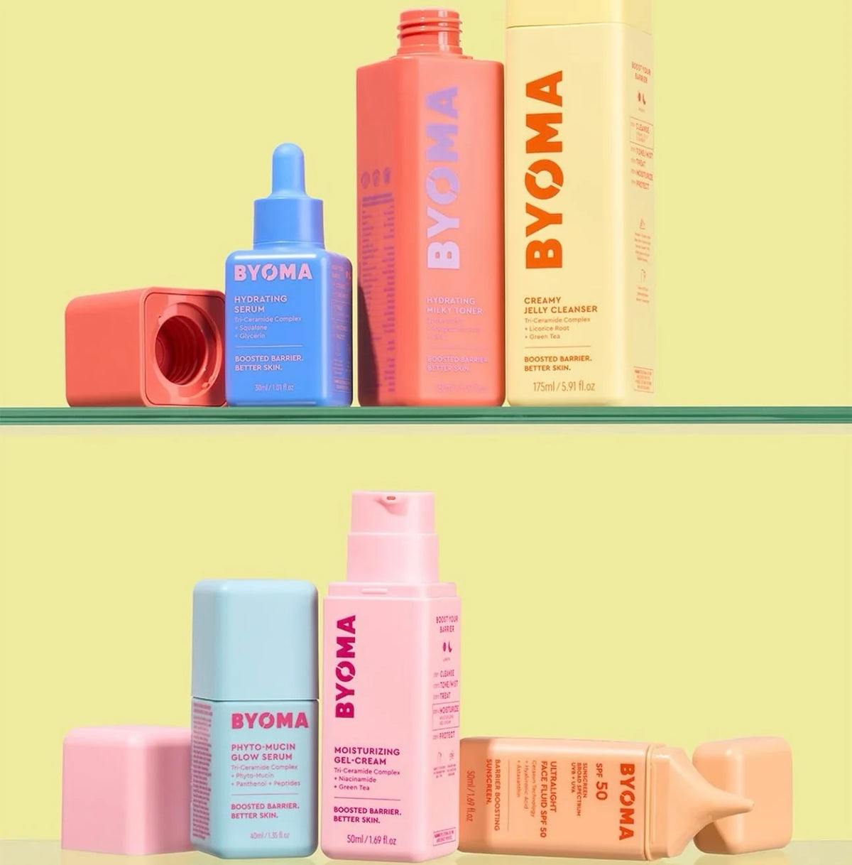 BYOMA Phyto-Mucin Glow Serum & Gel-Cream