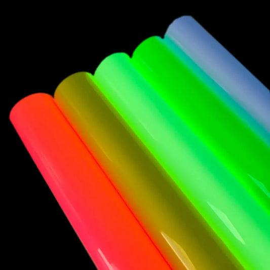 Glow In the Dark Heat Transfer Vinyl Luminous HTV Printing Graphical DIY Fabric Garment T-Shirts Bags Decoration Film For cut