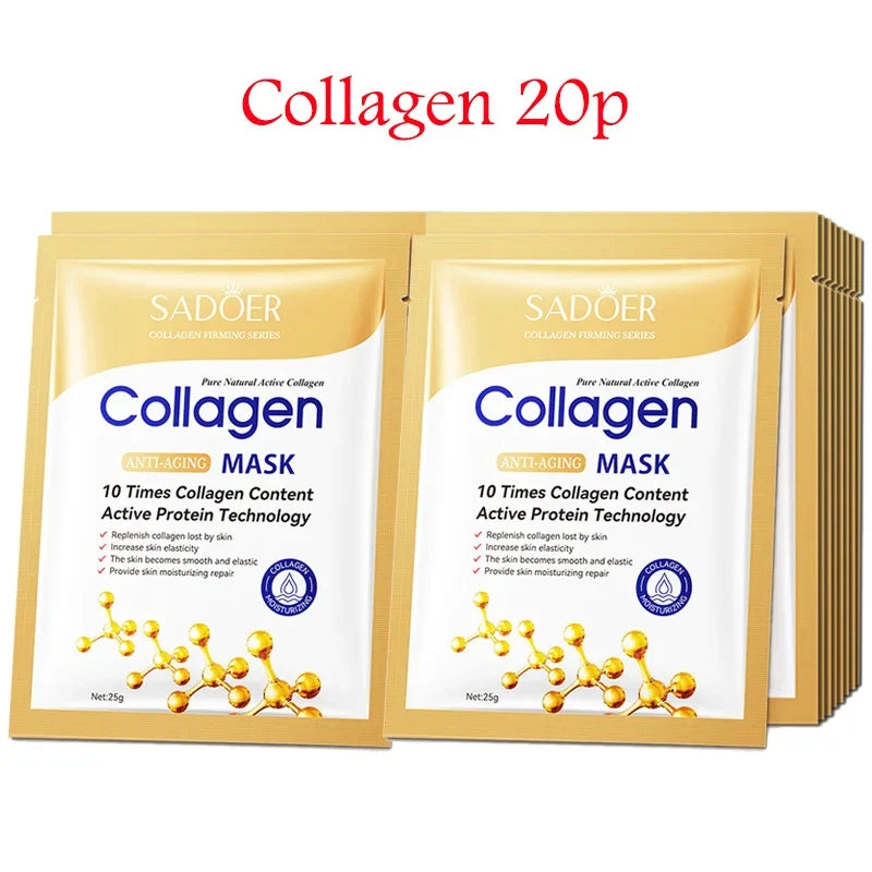 Snail Collagen Sheet Masks – Pack of 20