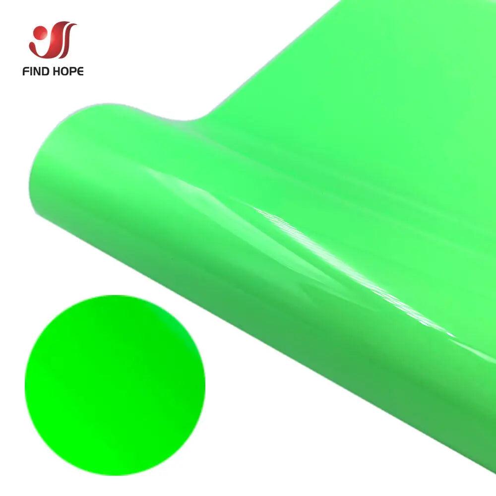 Glow In the Dark Heat Transfer Vinyl Luminous HTV Printing Graphical DIY Fabric Garment T-Shirts Bags Decoration Film For cut