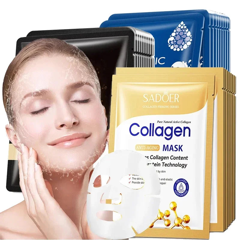 Snail Collagen Sheet Masks – Pack of 20