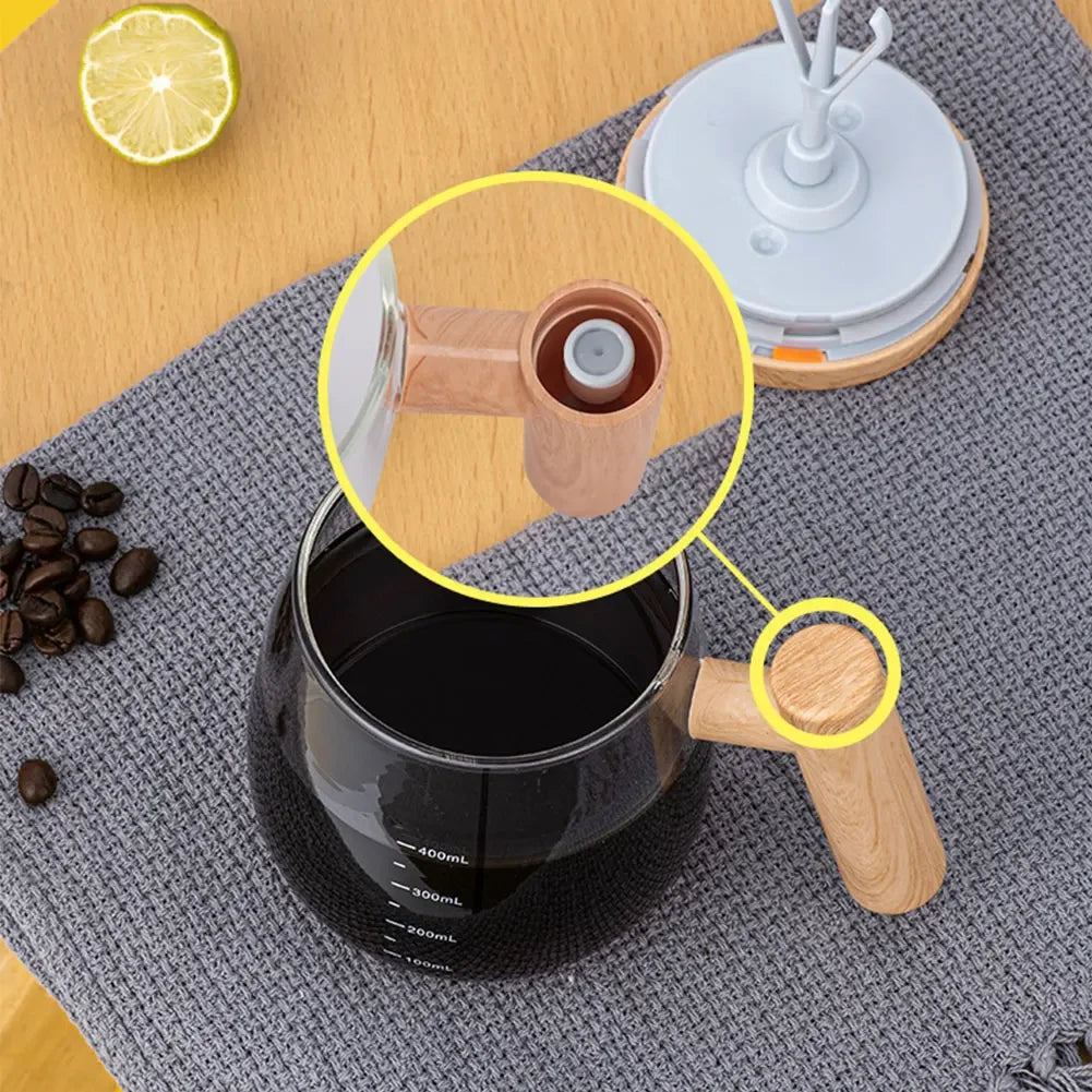 Automatic Self-Stirring Mug, Coffee and Milk Mixing Cup, Magnetic Stirring, Stainless Steel Electric Blender, 400ml
