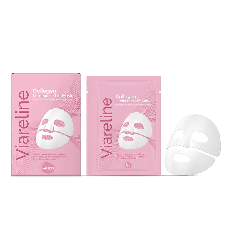 Korean Sheet Mask Collagen Overnight Facial Mask Moisturizing Grape Seed Oil Nourishing